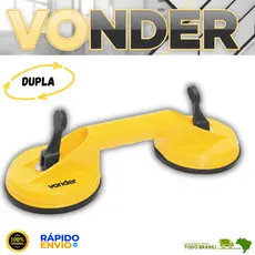 Ventosa Dupla Vonder Para Vidros Espelhos Cerâmicas Superfícies Lisas Resistente Oferta Premium Top