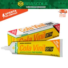 Cola Vinil Extra Brascola 75g Cola Piscinas Bóias Barracas Lonas Malas Oferta Original