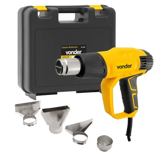 Kit Soprador Térmico Vonder STV200N 127V 2000W Com Maleta Profissional