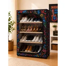 Sapateira Grande Organizadora de Sapatos Multiuso com Zíper | Guarda Sapatos Alta Capacidade
