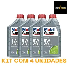 KIT 4 LITROS MOBIL 5W30 SINTÉTICO API SP 1 LITRO