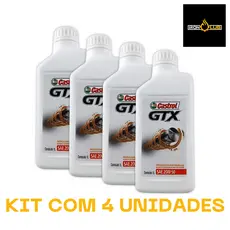 KIT 4 LITROS CASTROL GTX 20W50
