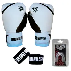 Kit Treino Boxe Kickboxing Luva Bandagem Bucal Pro Win