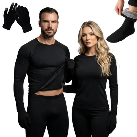 Kit Inverno 4 Peças Conjunto Segunda Pele Térmico Adulto