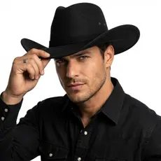 Chapéu Country Sertanejo Unissex Estilo Boiadeiro Clássico Rodeio