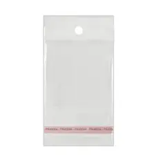 Saquinho Saco Adesivado Transparente Com Solapa Lapela 7x10 Pct 100