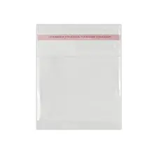 Saquinho Saco Adesivado Transparente 8x8 Pct com 100