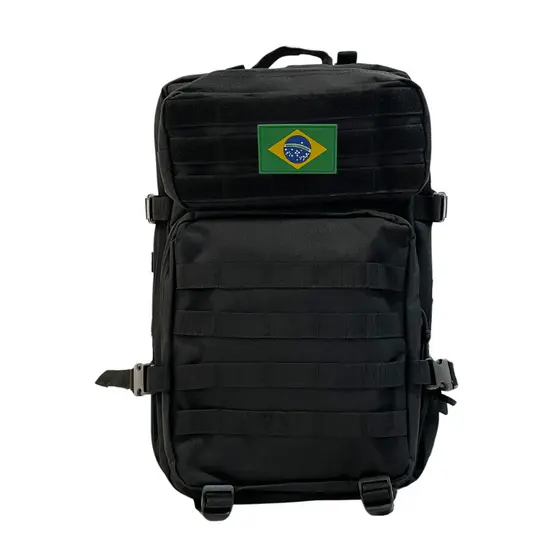Mochila Preto Trilha, Montanhismo Camping 48x31x31cm Nylon