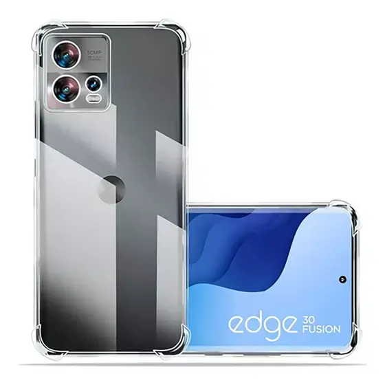 Capa Capinha - Moto Edge 30 Fusion - Anti Impacto Reforçada TPU Transparente