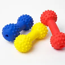 Brinquedo Mordedor para Cachorro Halter com Cravos Massageadores 16,5cm Cores Sortidas Pet