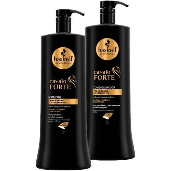 Kit Cavalo Forte Shampoo e Condicionador 1L