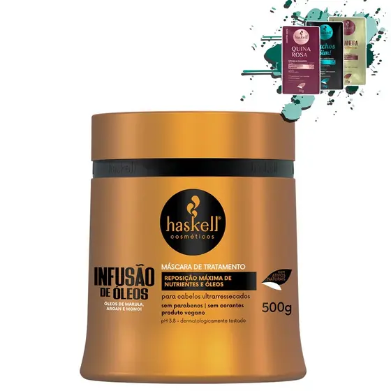 Máscara 500gr Infusão de Óleos Haskell