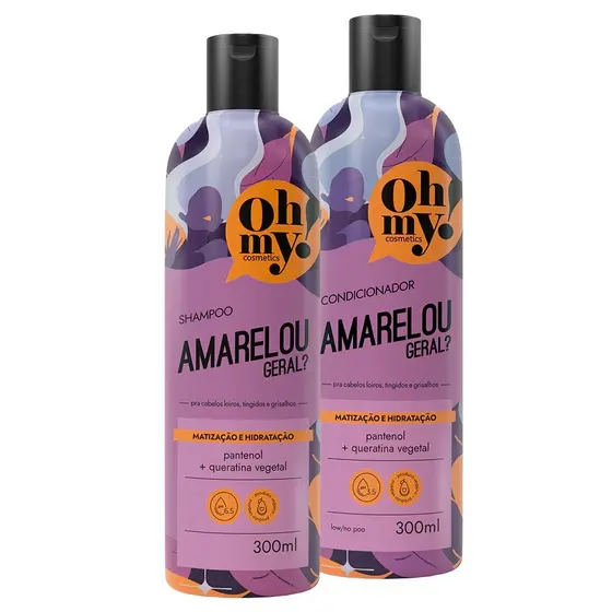Shampoo e Condicionador Amarelou Geral? 300ml Oh My!