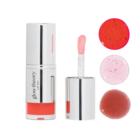 Lip Oil Glow Theory Blow Ruby Rose Gloss Hidratante Efeito Espelhado