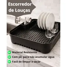 Escorredor de Louça Grande Multiuso – Resistente e Espaçoso