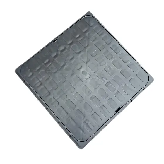 Tampa Fixo 40x40 De Cisterna Esgoto Caixa de inspeção Resistente Preto Ultra