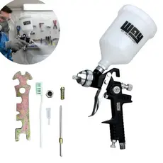 Pistola Pintura Gravidade Hvlp 2 Bicos Importway 1,4 E 1,7mm