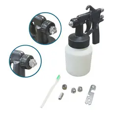 Pistola Pintura Borrifador De Ar Direto Importway Copo 600ml 3 Bicos 1,3mm