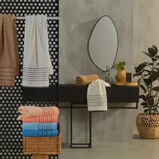 Kit com 2 Toalha Banhão + 1 Rosto 100% Algodão Amasterdã