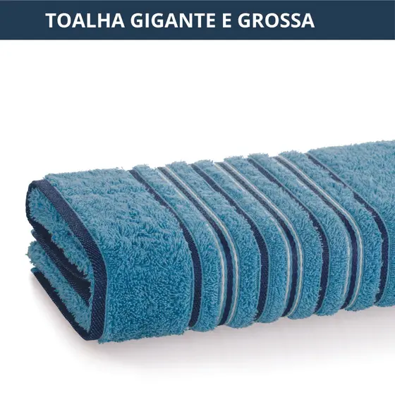 Toalhas Banho Gigante 80x150 Grossa 515g Algodão Macio Amsterdã