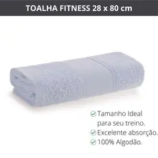 Toalha Rosto Fitness Ótima Secagem tamanho Ideal para academia