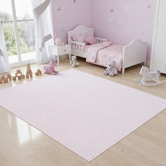 Tapete quarto Infantil 1,00x1,40 Antiderrapante Decoração