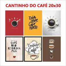 Placas Decorativos - Cozinha, Cafeteria, Café, Casa - Quadro Decoração
