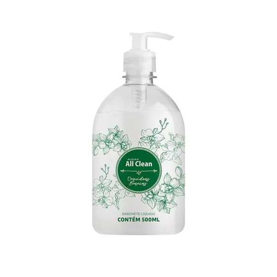 Sabonete Líquido Orquídeas Brancas Pump 500ml All Clean