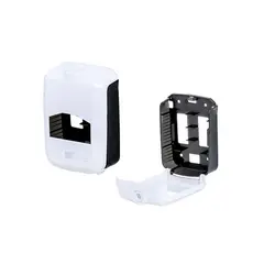 Dispenser de Coletor de Absorvente Branco e Preto Elisa
