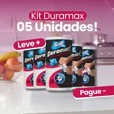 Kit com 05 Panos Multiuso Branco Duramax Scott
