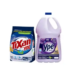 Kit Lava Roupas Primavera 4kg Ypê + Amaciante Intenso 5L Ypê