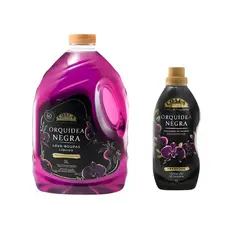 Kit Lava Roupas 3L + Amaciante 1L Orquídea Negra Coala