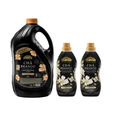 Kit 01 Lava Roupas 5L + 02 Amaciantes 1L Chá Branco Coala