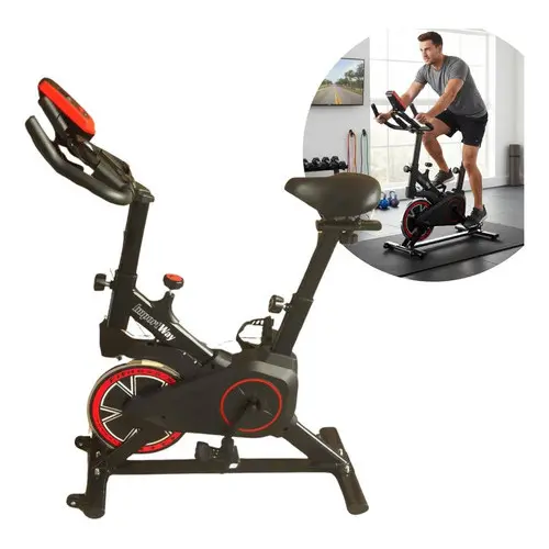 Bicicleta Ergométrica Spinning Ajustável Até 120kg Academia