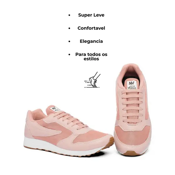 Tênis Feminino Presente Promoção Casual Leve Confortavel Estiloso Dia a Dia Pratico Do 34 ao 43 10