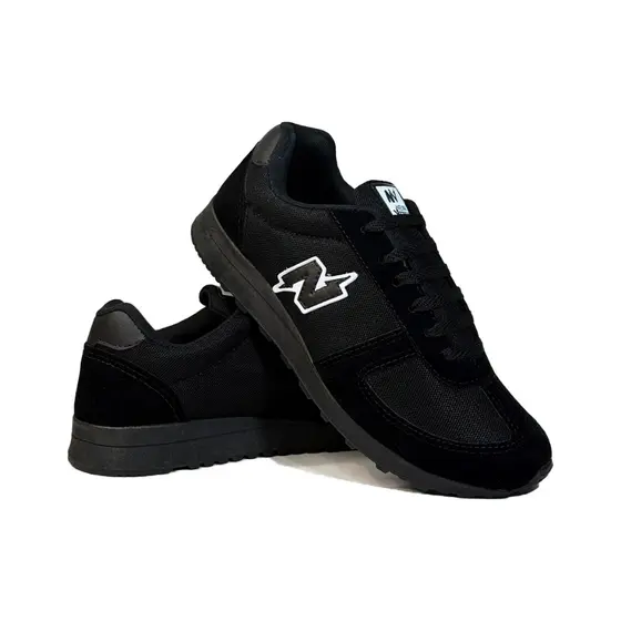 Tenis Masculino e Feminino Todo Preto Confortavel Caminhada Dia a Dia Casual Estiloso do 34 ao 43 modelo 02 NVZ