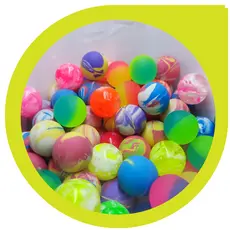 250un Bolinha pula pula 32mm vending machine maquina chiclete