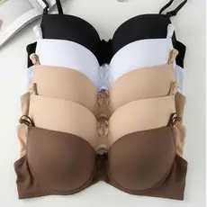 Kit Sutiã Bojo Liso Soutien Básico Reforçado Dia a Dia Sutian confortável Moda Íntima Feminina