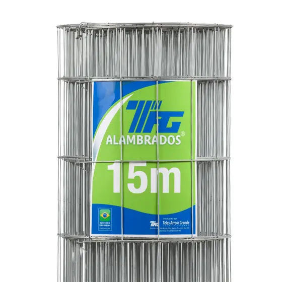 TELA SOLDADA TAG MALHA 6,5x15cm FIO 2,30mm RL 15X1,5m