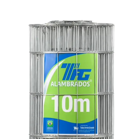 TELA SOLDADA TAG MALHA 6,5x15cm FIO 2,30mm RL 10X1,8m
