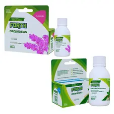 Kit Fertilizante Orgânico Classe A Concentrado Forth Orquídeas Floração E Manutenção 60ml