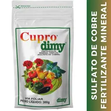 Fertilizante Fungicida Cupro Sulfato De Cobre Em Pó 300g - Dimy