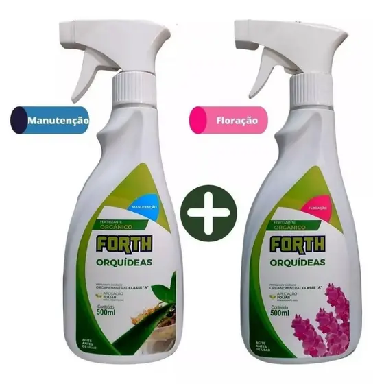 Kit Fertilizante Forth Orquídeas Manutenção E Floração 500ml