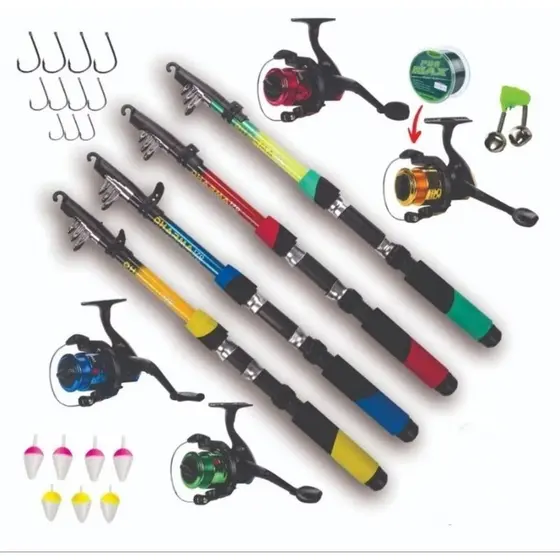 Vara De Pesca Novo 12-20lbs Completa Com Molinete Linha Barato
