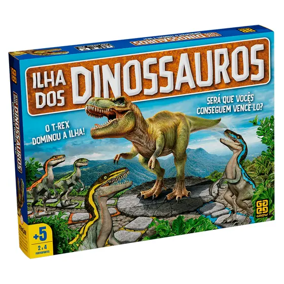 Jogo Ilha dos Dinossauros - Grow 4274