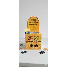 Caixa de Motivação de equipe de trabalho com mensagens motivacionais - Lembrancinha- reunião de equipe- coordenação