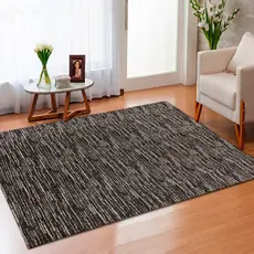 Tapete 2,00 M X 1,35 M Promoção Sala Quarto Escritório Antiderrapante Geométrico Quadriculado