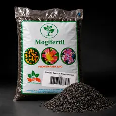 Casca De Arroz Carbonizada Substrato Para Horta Jardim Plantas Vaso Cultivo Orquídea Terrário