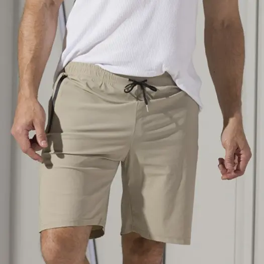 Bermuda Masculina Poliamida com Elastano Esportiva Atleta Shorts Academia Barato Viscose Geladinho