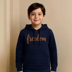 Blusa Moletom Infantil Algodão Mácio Manga Comprida Canelada Unissex Gola Redonda Bolso Canguru
